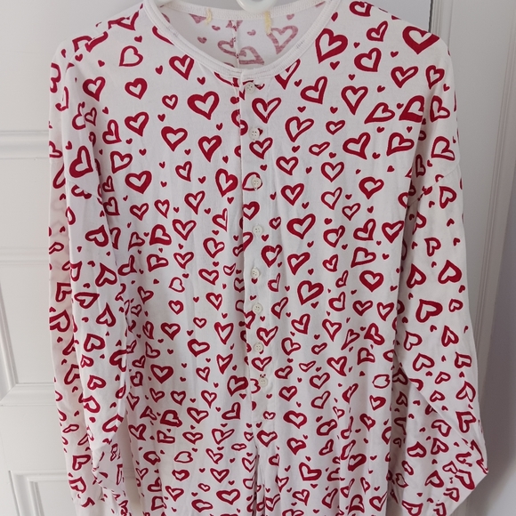 VTG 80s Gold Label Valentines onsie! S/M - Picture 7 of 10